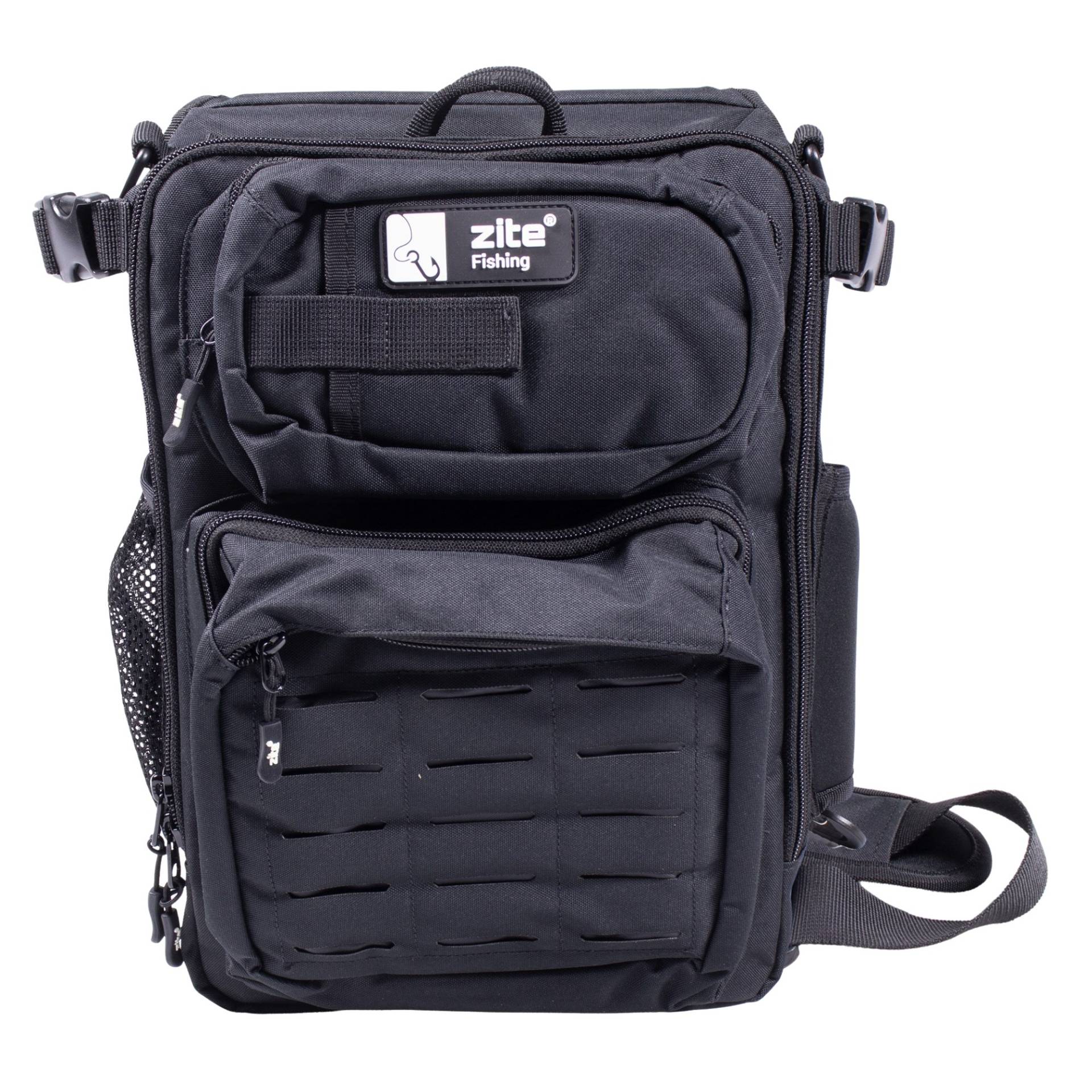 Zite Fishing Sling-Rucksack mit 2 Tackleboxen - 36 x 25 x 13 cm Angeltasche