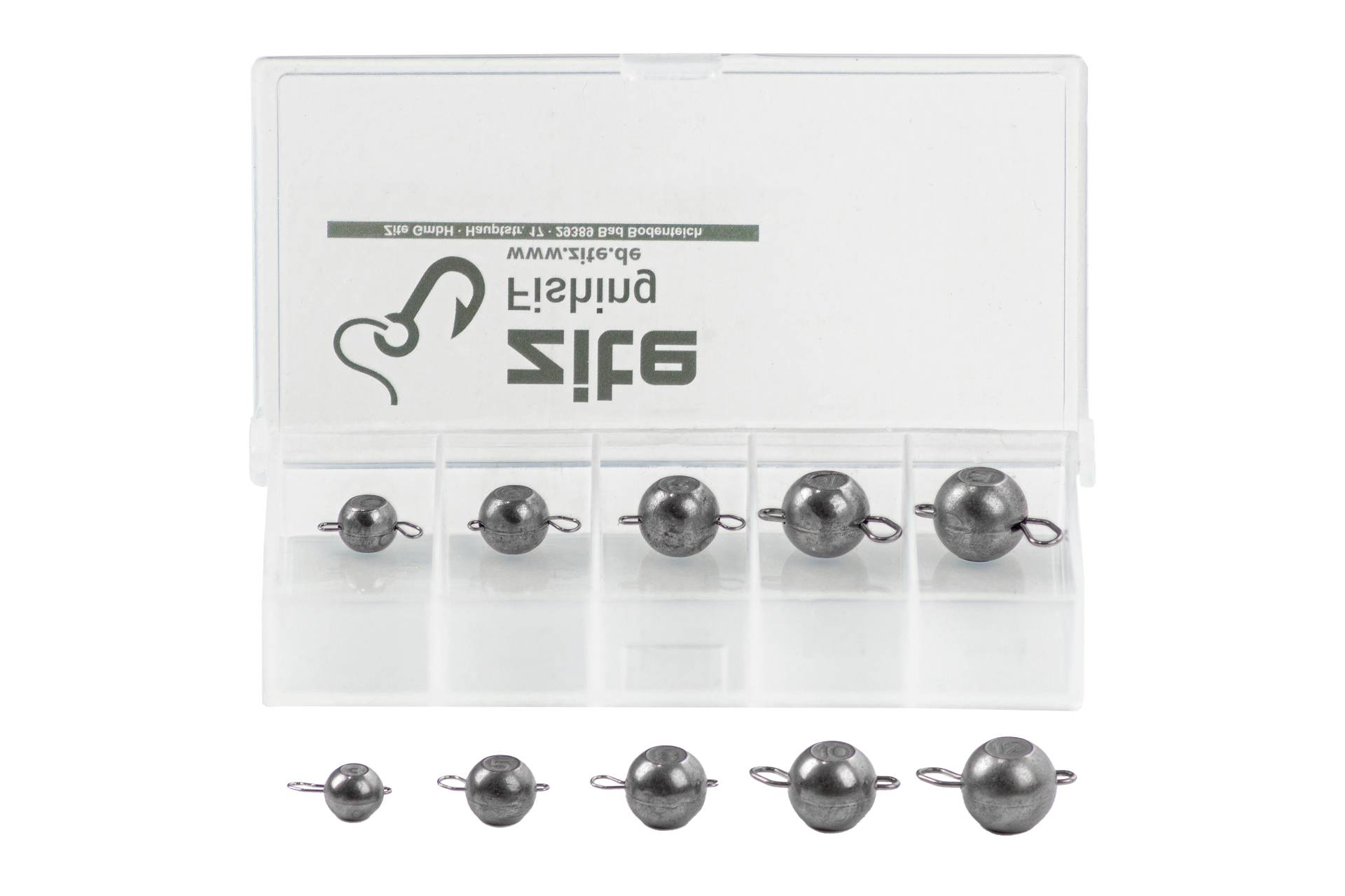 Zite Fishing Tungsten Cheburashka Jighead Set 10 Stück in Box