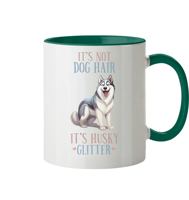 Zweifarbige Tasse "Husky"