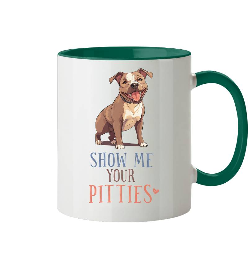 Zweifarbige Tasse "Pitties"