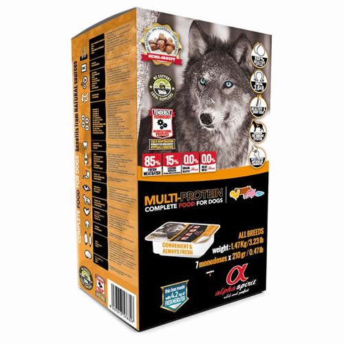 alpha spirit Complete Dog Food Multi-Protein 1,47 kg