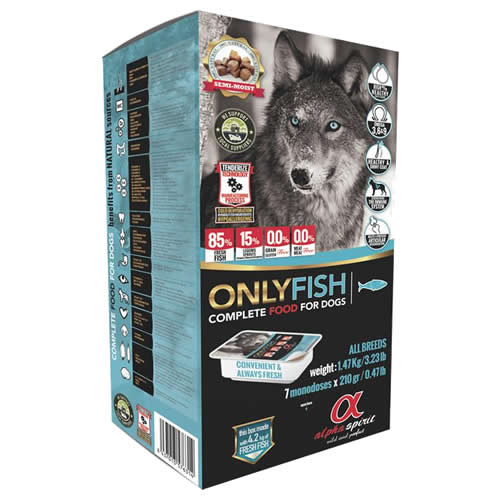 alpha spirit Complete Dog Food Only Fish 1,47 kg