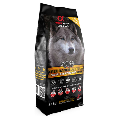 alpha spirit Complete Soft Food Freiland-Geflügel 9 kg
