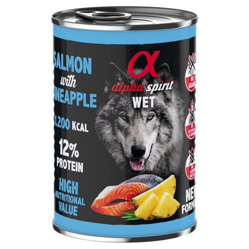 alpha spirit Lachs mit Ananas 400 g - 6 Stück