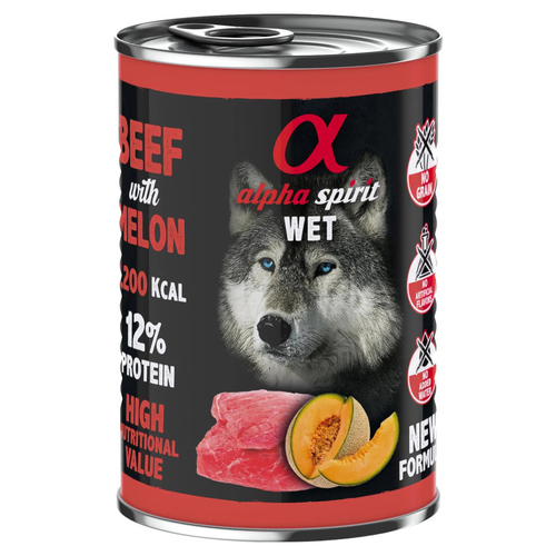 alpha spirit Rind mit Melone 400 g - 6 Stück