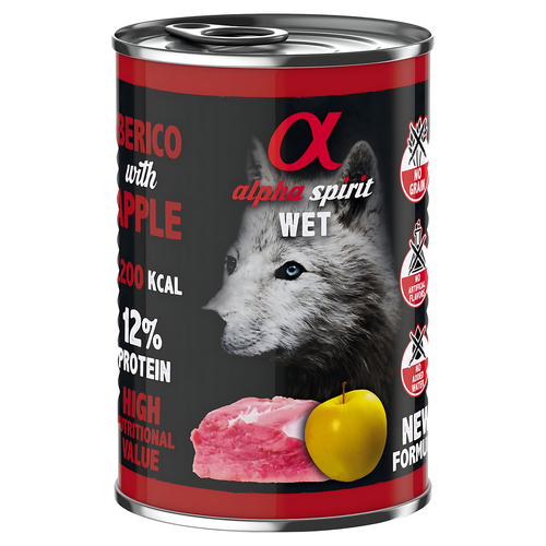 alpha spirit Schweinefleisch mit gelbem Apfel 400 g