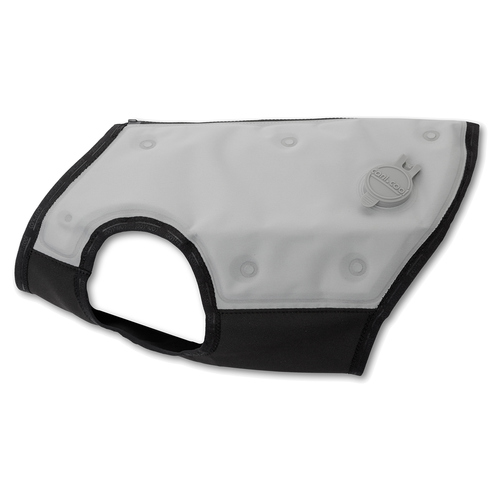 cani.cool Hunde-Kühlweste silber-grau, Größe: XL / Gewicht: 30 - 45 kg