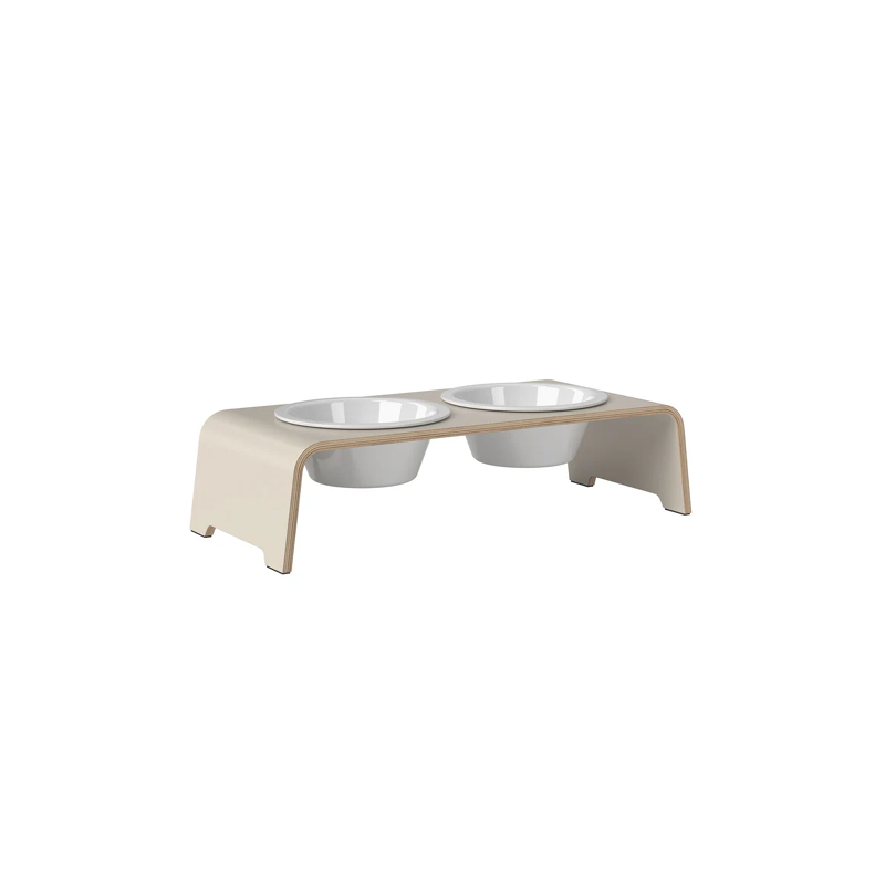 dogBar® Classic in Cashmere Grey S-large Edelstahl