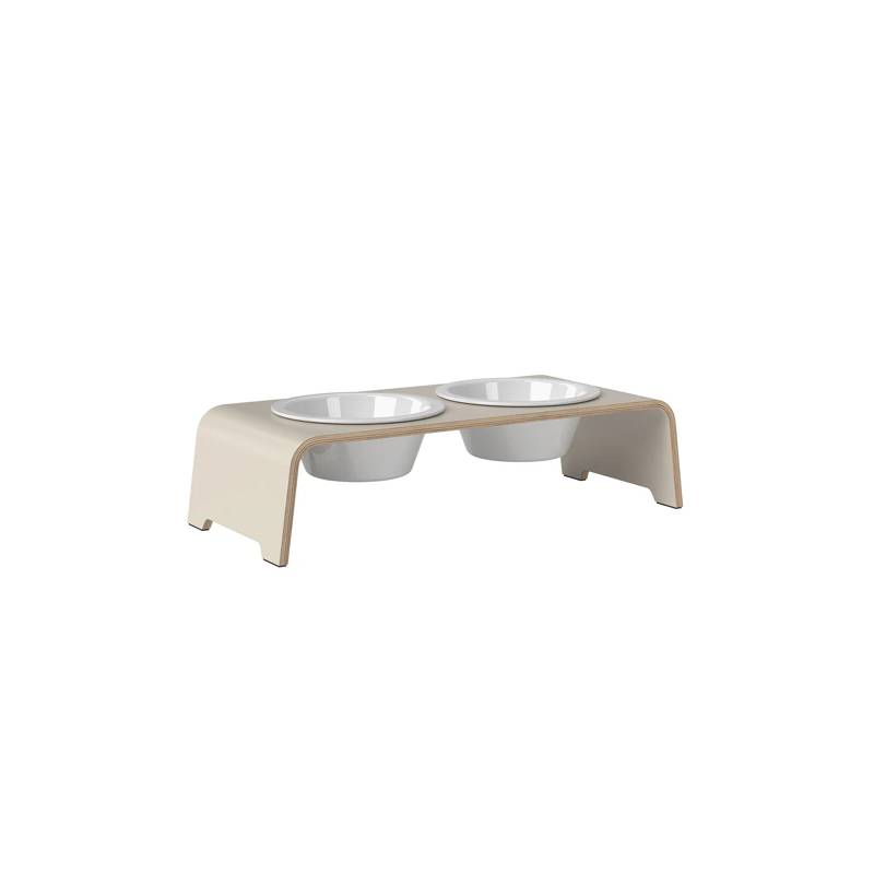 dogBar® Classic in Cashmere Grey S-large Edelstahl