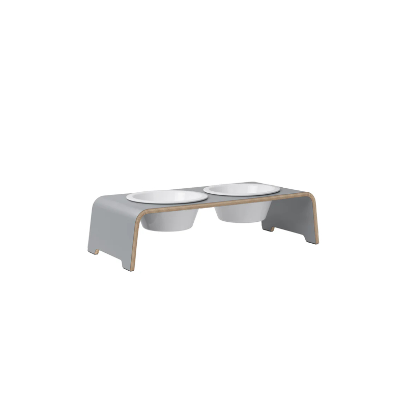 dogBar® Classic in Grau M Porzellan