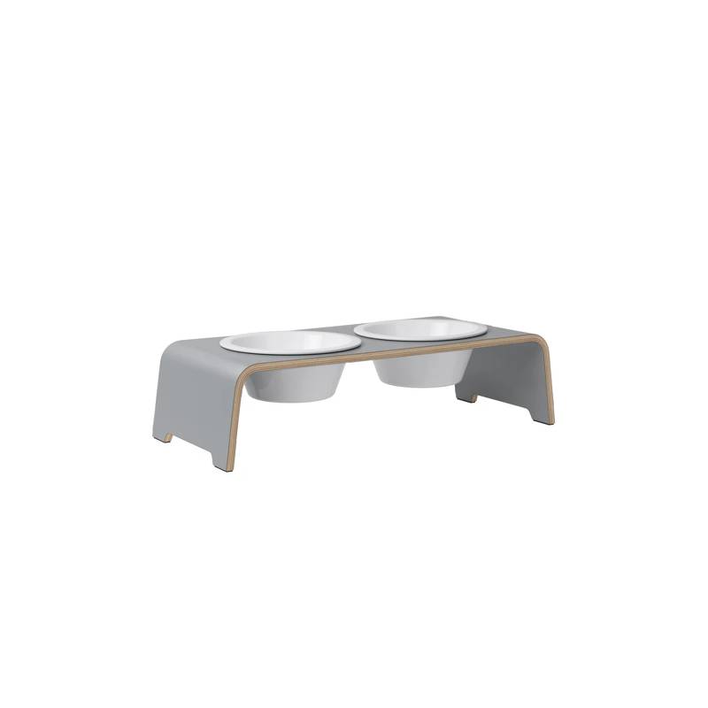 dogBar® Classic in Grau S-large Porzellan