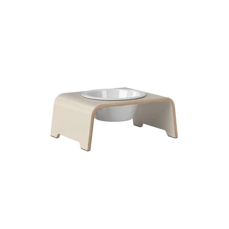 dogBar® Single in Cashmere Grey M-small Edelstahl