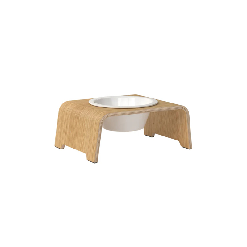 dogBar® Single in Eiche hell M Edelstahl