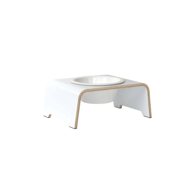 dogBar® Single in Weiß M-small Porzellan