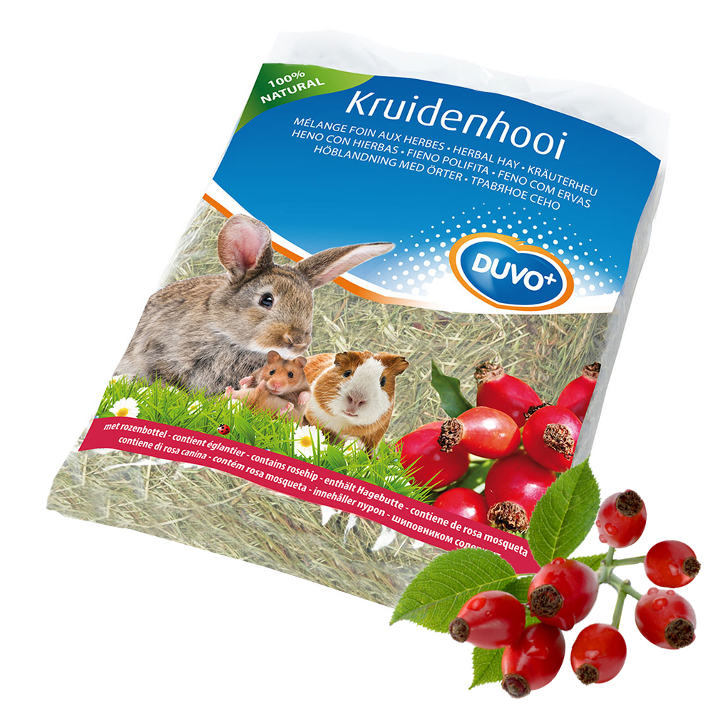 duvo plus - Kräuter Heu - Hagebutten 500 g