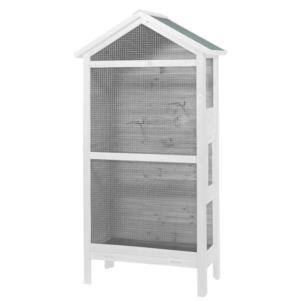 duvo plus - Woodland - Vogelhaus Asti Cottage - Landhaus-Stil - 82 x 40 x 160 cm