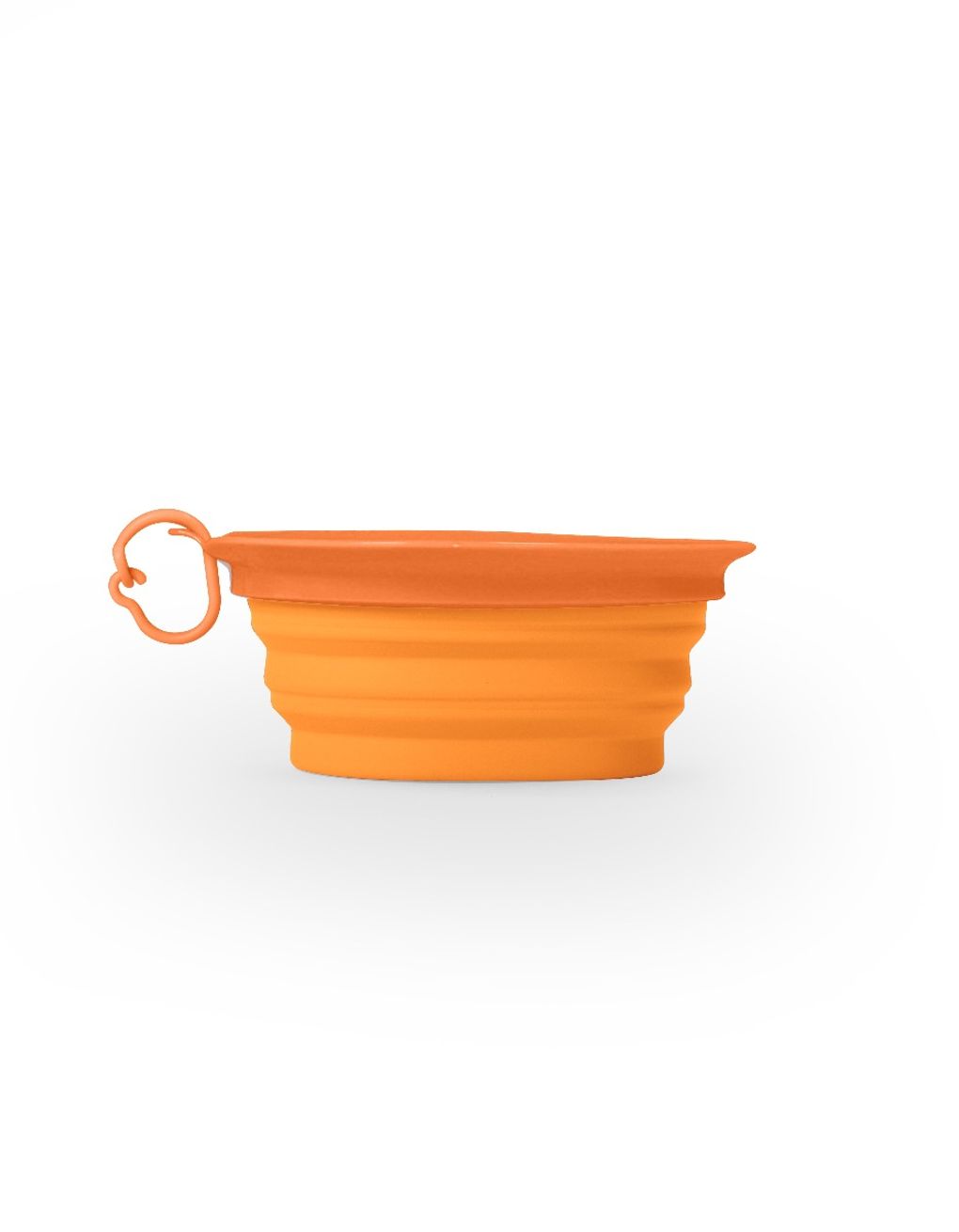 faltbarer Reisenapf Leaf Bowl orange