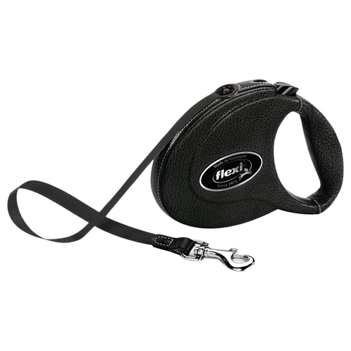 flexi Leather Gurt schwarz