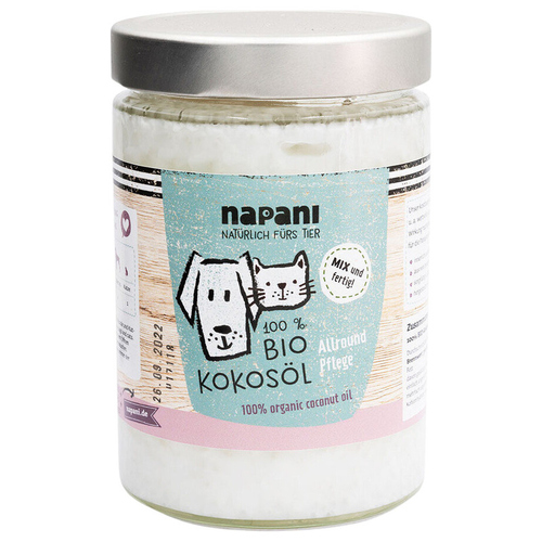 napani Bio-Vital-Kokosöl für Hunde, Inhalt: 500 ml