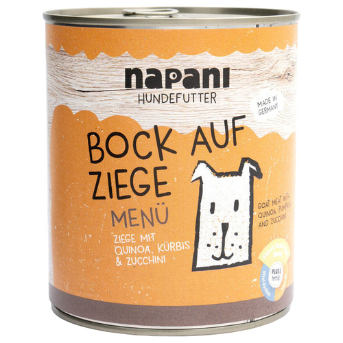 napani Nassfutter-Menü Bock auf Ziege 800 g