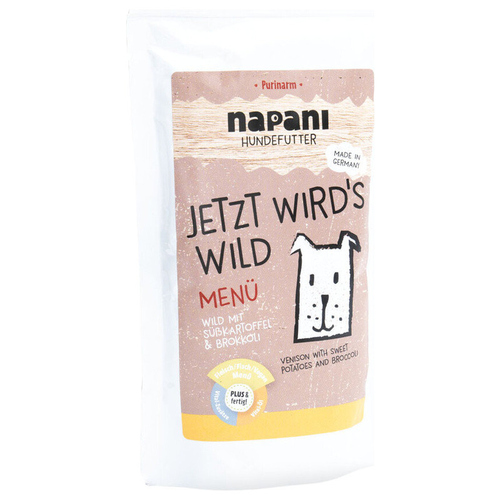napani Nassfutter-Menü Jetzt wirds Wild 150 g napani Nassfutter-Menü Jetzt wirds Wild 150 g