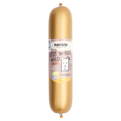 napani Nassfutter-Menü Jetzt wirds Wild 800 g