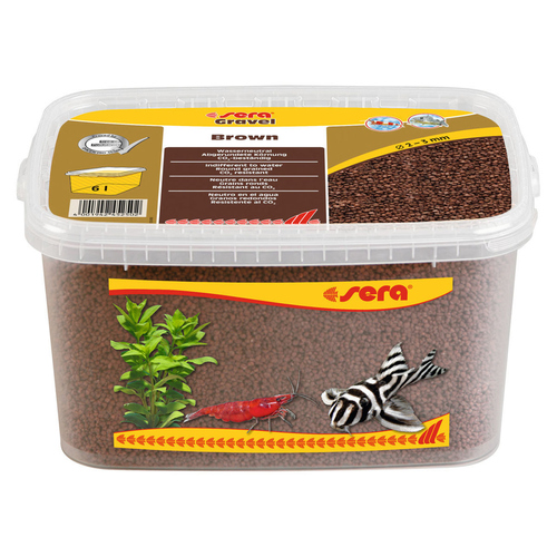 sera Gravel Brown Ø 2 - 3 mm 6 l