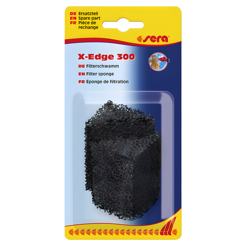 sera X-Edge 300 Filterschwamm schwarz - 2 Stück