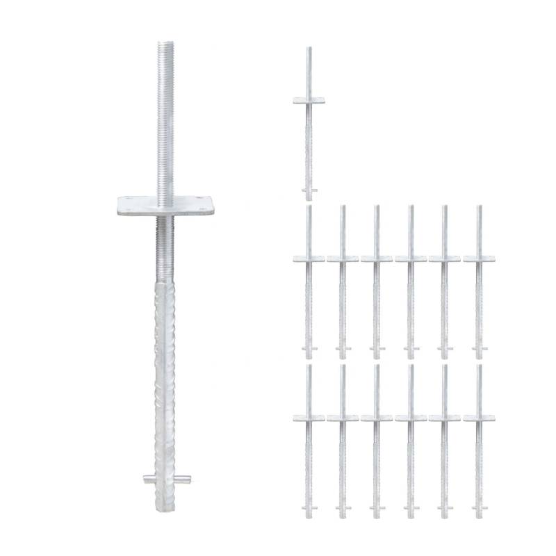 verstellbarer Pfostenträger zum einbetonieren - Betonanker Größe: 100x100x500mm ...