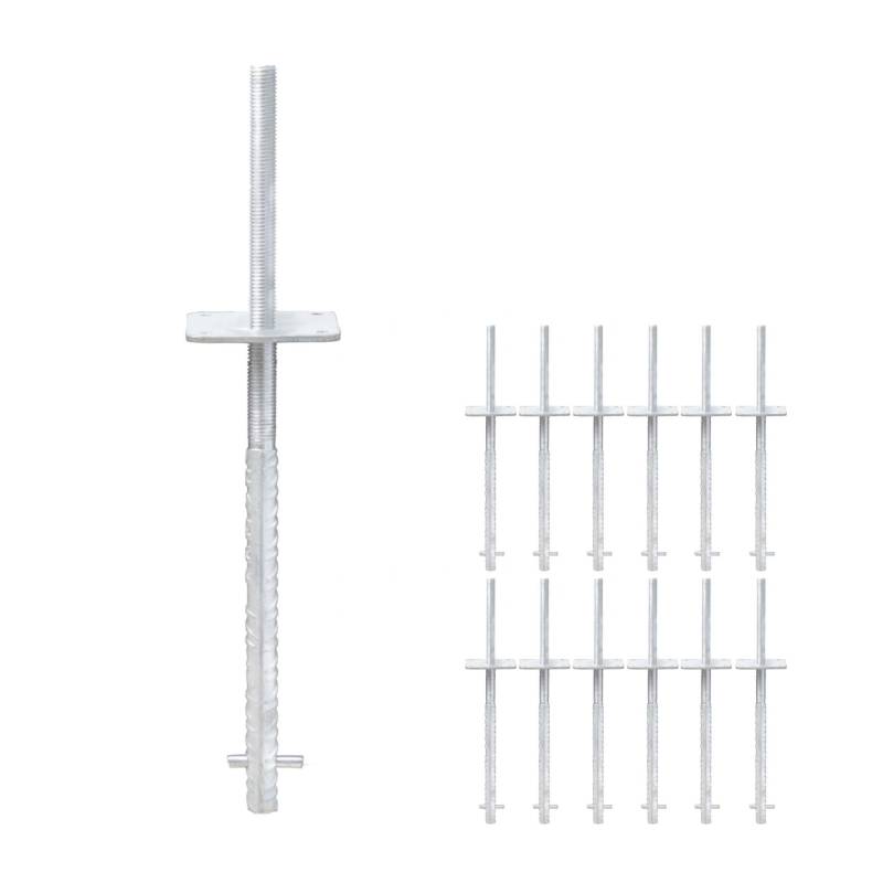 verstellbarer Pfostenträger zum einbetonieren - Betonanker Größe: 100x100x500mm ...