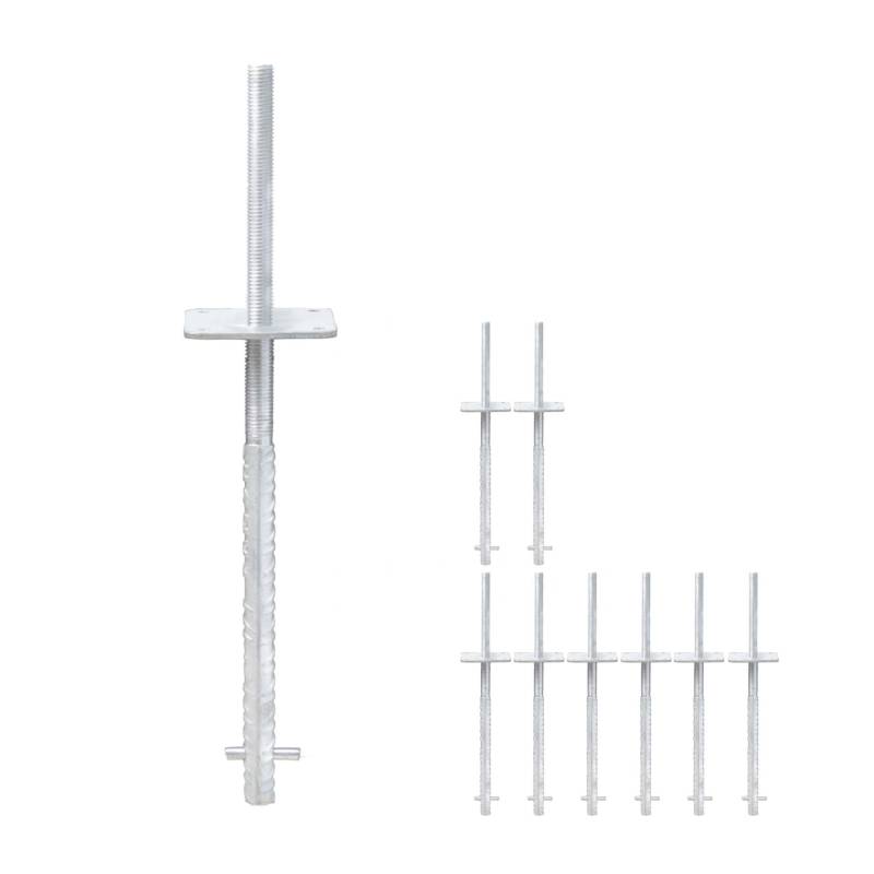 verstellbarer Pfostenträger zum einbetonieren - Betonanker Größe: 100x100x500mm ... verstellbarer Pfostenträger zum einbetonieren - Betonanker Größe: 100x100x500mm ...
