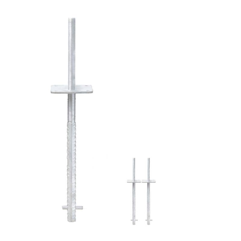 verstellbarer Pfostenträger zum einbetonieren - Betonanker Größe: 100x100x500mm ...