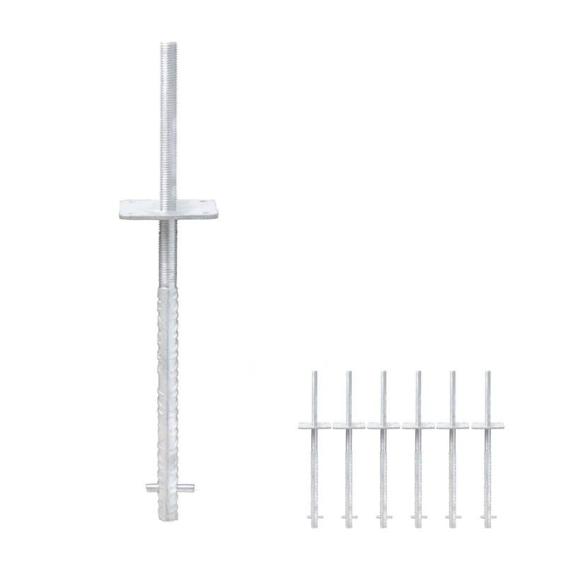 verstellbarer Pfostenträger zum einbetonieren - Betonanker Größe: 100x100x500mm ... verstellbarer Pfostenträger zum einbetonieren - Betonanker Größe: 100x100x500mm ...