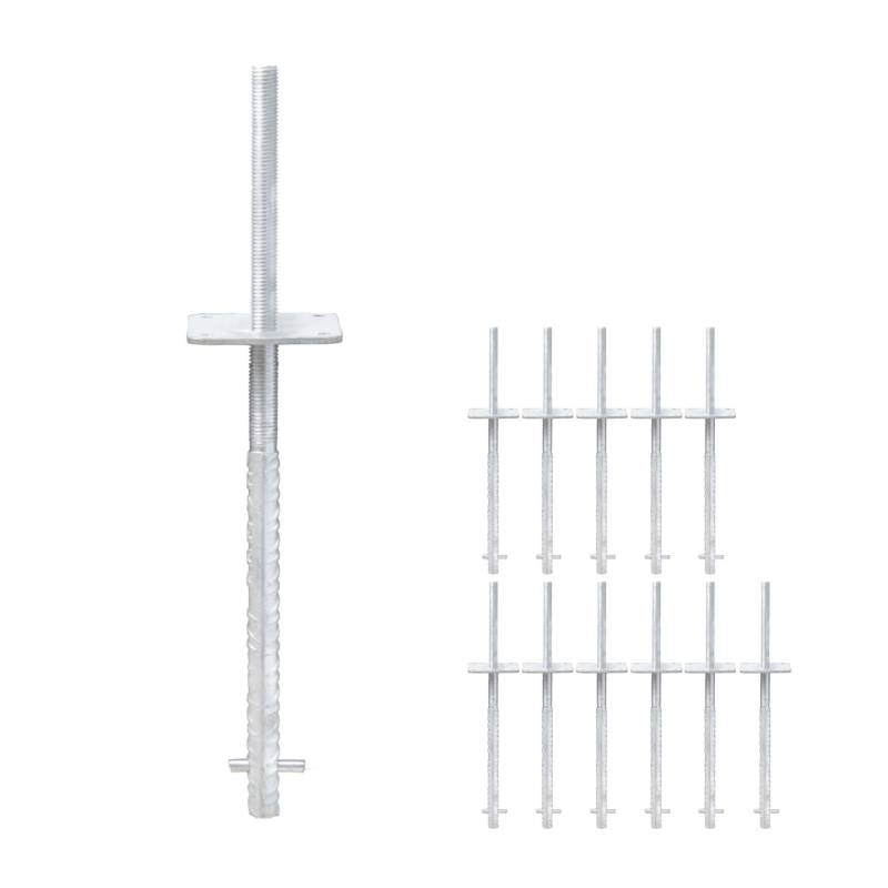 verstellbarer Pfostenträger zum einbetonieren - Betonanker Größe: 100x100x500mm ...