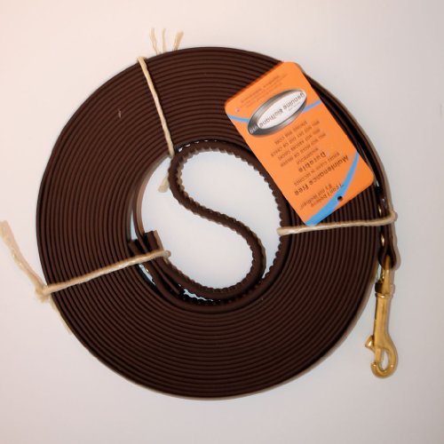 Biothane Schleppleine Dunkelbraun 19 mm breit 10m für große Hunde Wasser- und Schmutzabweisend sehr stabil Biothane Schleppleine Dunkelbraun 19 mm breit 10m für große Hunde Wasser- und Schmutzabweisend sehr stabil von bio-leine