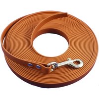 bio-leine 15-25 kg Biothane Schleppleine braun/ caramell 7,5 m von bio-leine