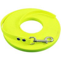 bio-leine 15-25 kg Biothane Schleppleine neon gelb 10 m von bio-leine