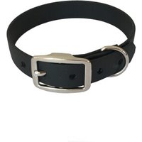 bio-leine 21-30cm HU Biothane Halsband schwarz 46 cm, 56 cm von bio-leine