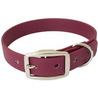 bio-leine 21-30cm HU Biothane Halsband bordeaux 34 cm, 45 cm von bio-leine