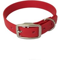 bio-leine 21-30cm HU Biothane Halsband rot 21 cm, 30 cm von bio-leine