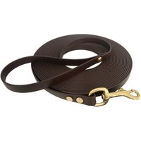 bio-leine 25-35 kg Schleppleine Biothane dunkelbraun 5 m von bio-leine
