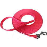 bio-leine 25-35 kg Schleppleine Biothane leuchtendes rosa 15 m von bio-leine