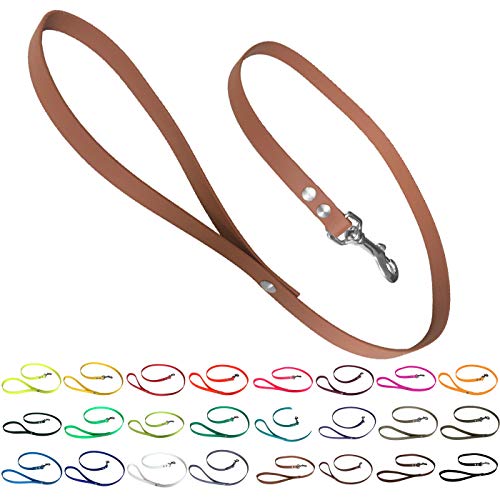 bio-leine Führleine Hundeleine mit Handschlaufe aus Biothane, 19mm breit, schmutz- und wasserabweisend, Leine für Hunde, 1,20 m Hellbraun bio-leine Führleine Hundeleine mit Handschlaufe aus Biothane, 19mm breit, schmutz- und wasserabweisend, Leine für Hunde, 1,20 m Hellbraun von bio-leine