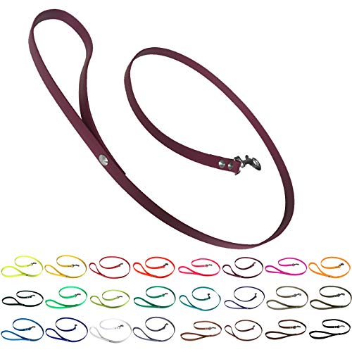 bio-leine Führleine Hundeleine mit Handschlaufe aus Biothane, 19mm breit, schmutz- und wasserabweisend, Leine für Hunde, 1,20 m Smaragdgrün bio-leine Führleine Hundeleine mit Handschlaufe aus Biothane, 19mm breit, schmutz- und wasserabweisend, Leine für Hunde, 1,20 m Smaragdgrün von bio-leine