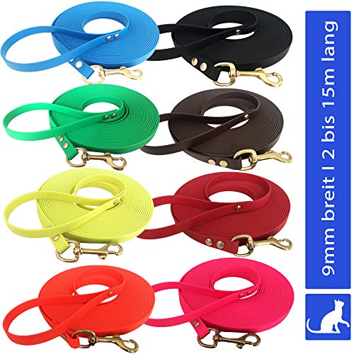 bio-leine Leichte Katzenleine aus Biothane - 8 m lang und 9mm breit I in Babyblau I Schleppleine Leine mit Handschlaufe für kleine und große Katzen bio-leine Leichte Katzenleine aus Biothane - 8 m lang und 9mm breit I in Babyblau I Schleppleine Leine mit Handschlaufe für kleine und große Katzen von bio-leine