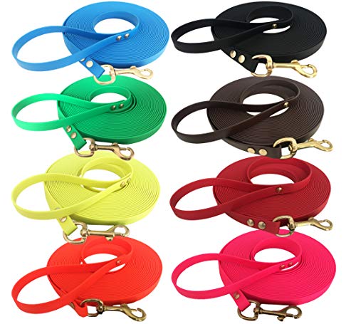 bio-leine Schleppleine 12mm breit - 20,0 m lang in Gelb I Hundeleine mit Handschlaufe aus Beta Biothane - Leine für kleine und große Hunde I wasserabweisend bio-leine Schleppleine 12mm breit - 20,0 m lang in Gelb I Hundeleine mit Handschlaufe aus Beta Biothane - Leine für kleine und große Hunde I wasserabweisend von bio-leine