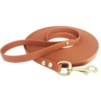 bio-leine ab 35 kg Biothane Schleppleine braun/ caramell 12 m von bio-leine