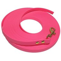 bio-leine ab 35 kg Biothane Schleppleine leuchtendes rosa 10 m von bio-leine
