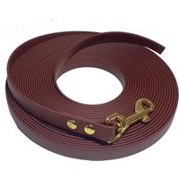 bio-leine ab 35 kg Biothane Schleppleine sattelbraun 12 m von bio-leine