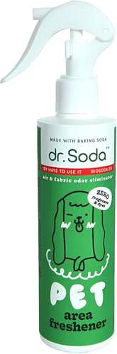Geruchsbeseitigungsspray 250ml - für Hundebetten und andere Orte - hergestellt mit Backpulver, vegan, ohne Spülung, ohne Duft- oder Farbstoffe. Von Soda™. von Soda